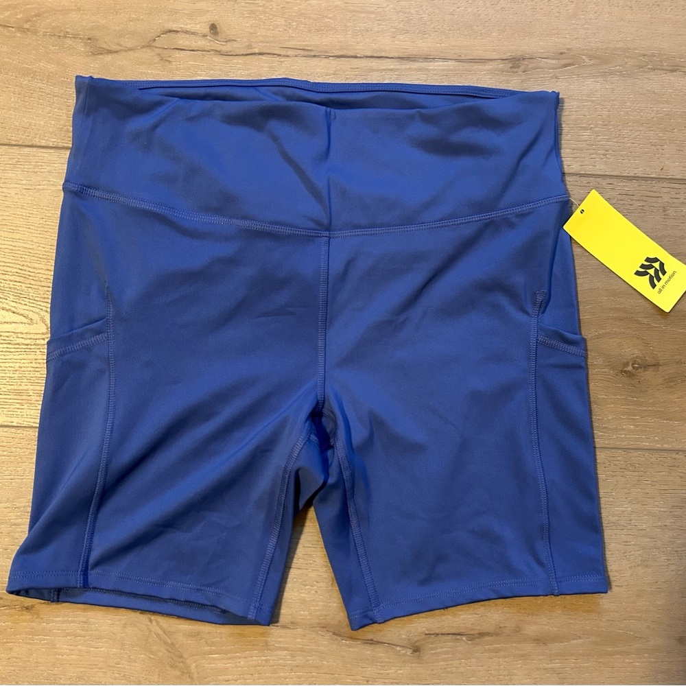 All in Motion Blue Women's Bike Shorts